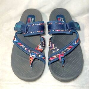 Skechers Women's Zigzag Strappy Sandals Multicolor Size 7 Casual Summer